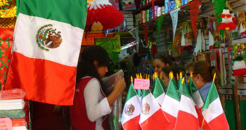 Quand partir au Mexique : décorations pour les Fiestas Patrias ©Mathilde Arnod